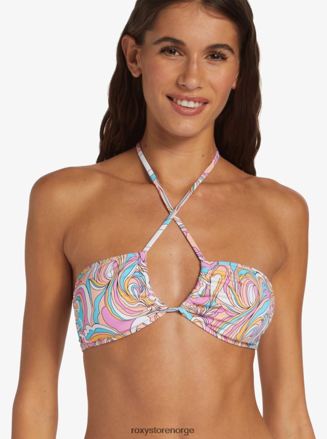 kvinner Roxy beach classics mote trekant bikini topp swirly dønn 2B2N8R797 | bikini topper