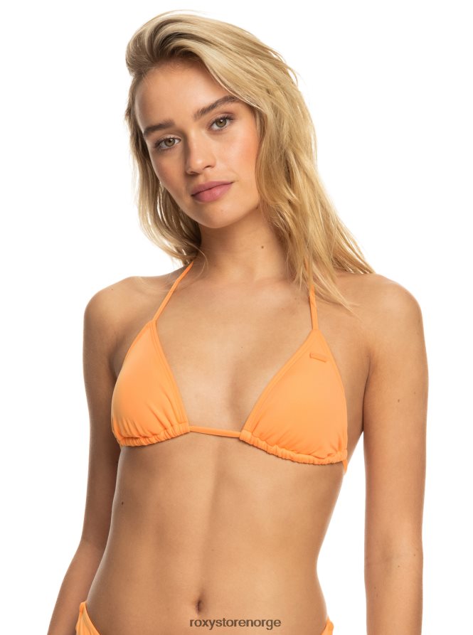 kvinner Roxy beach classics tiki triangel bikini topp hånlig oransje 2B2N8R604 | bikini topper