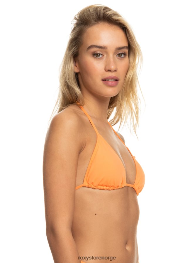 kvinner Roxy beach classics tiki triangel bikini topp hånlig oransje 2B2N8R604 | bikini topper