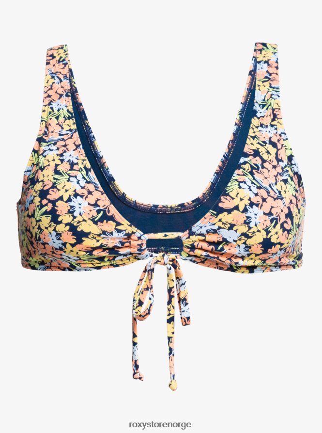 kvinner Roxy printet strandklassikere bralette bikini topp humør indigo ditsy kjærlighet 2B2N8R1028 | bikini topper