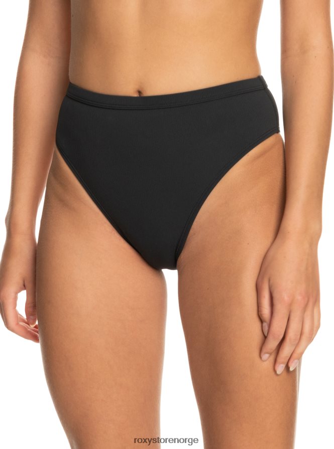 kvinner Roxy pro baksiden moderate bikinitruser antrasitt 2B2N8R712 | bikinitruser