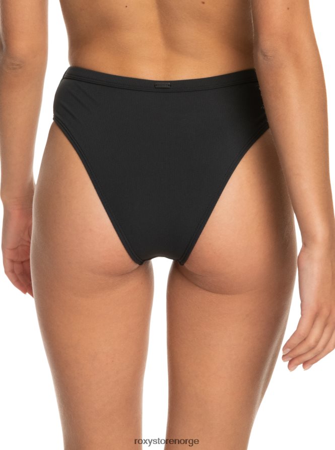 kvinner Roxy pro baksiden moderate bikinitruser antrasitt 2B2N8R712 | bikinitruser