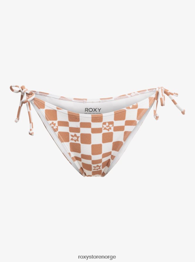 kvinner Roxy sjekk det frekke bikinibukser kork blomsterkasse 2B2N8R810 | bikinitruser