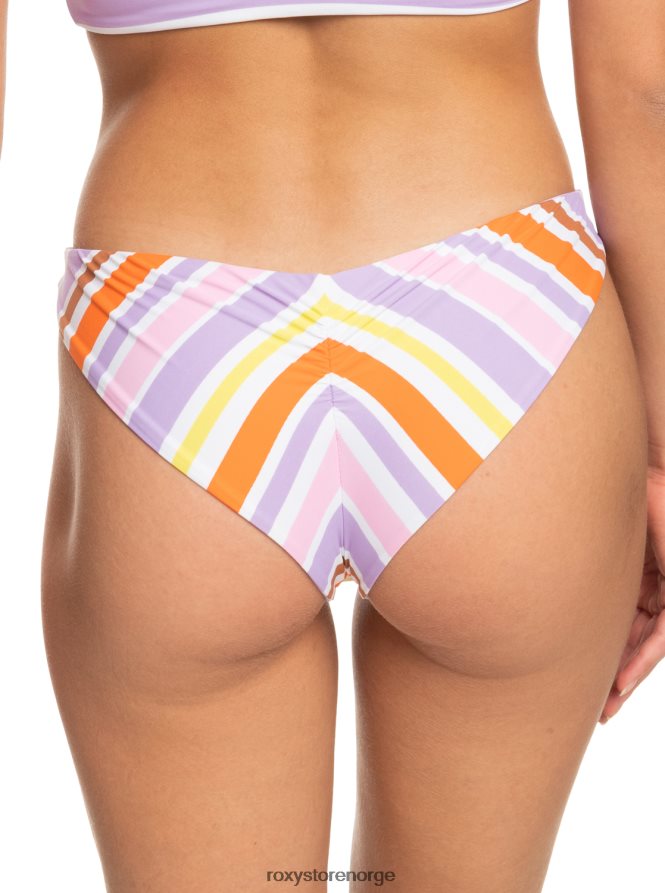 kvinner Roxy surf.kind.kate. frekke bikinibukser lys hvit aloha stripe hori 2B2N8R587 | bikinitruser