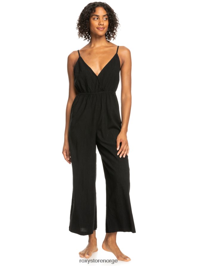 kvinner Roxy never ending sommer strappy jumpsuit antrasitt 2B2N8R829 | dekke opp