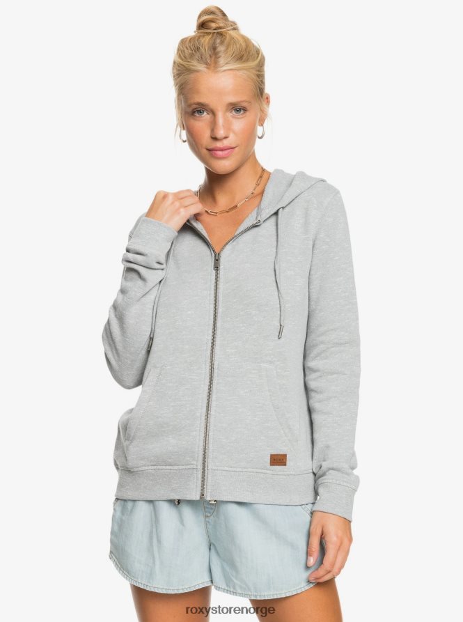 kvinner Roxy perfekt wave hettegenser med glidelås arvelyng 2B2N8R483 | hettegensere