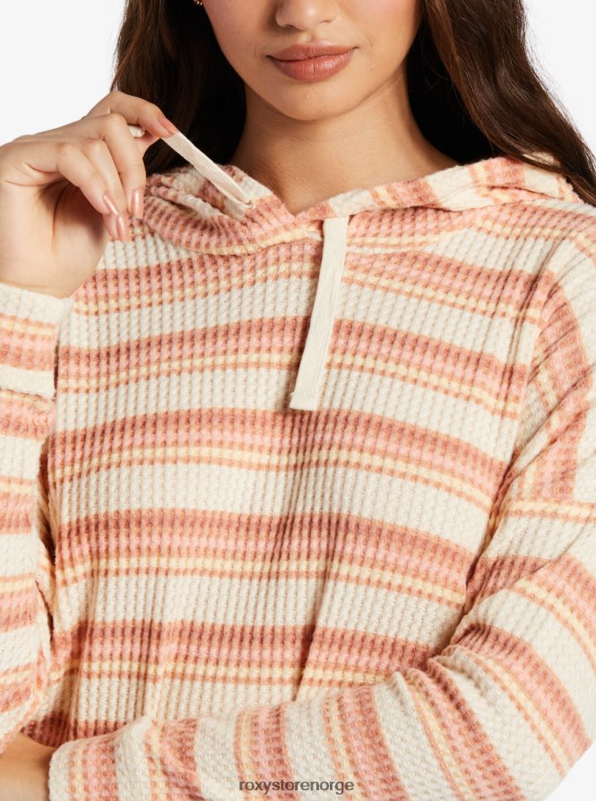 kvinner Roxy twilight hettegenser med humørtrykt tapioka retro stråler 2B2N8R435 | hettegensere