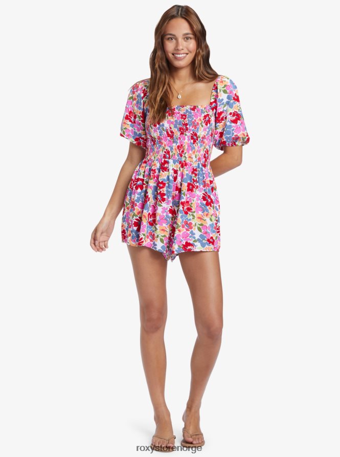 kvinner Roxy barfot bukse sjokkerende rosa blomstrer 2B2N8R144 | bukser