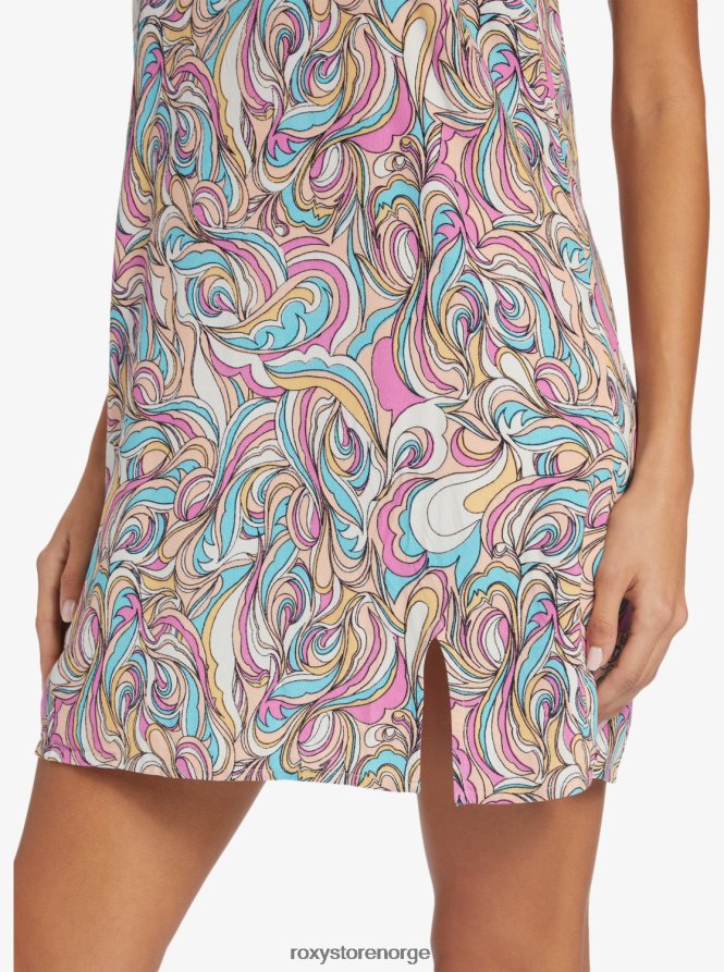 kvinner Roxy dagstur mini v-halset slipkjole swirly dønn 2B2N8R214 | kjoler