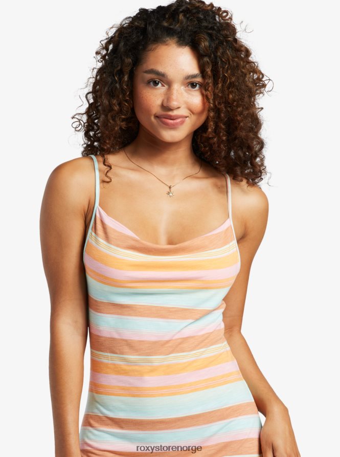 kvinner Roxy midikjole for siste dans solnedgang spektrum stripe 2B2N8R37 | kjoler
