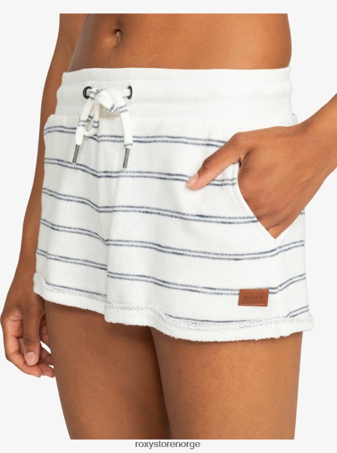 kvinner Roxy perfekt bølge svette shorts snøhvit horisont vil striper 2B2N8R251 | shorts