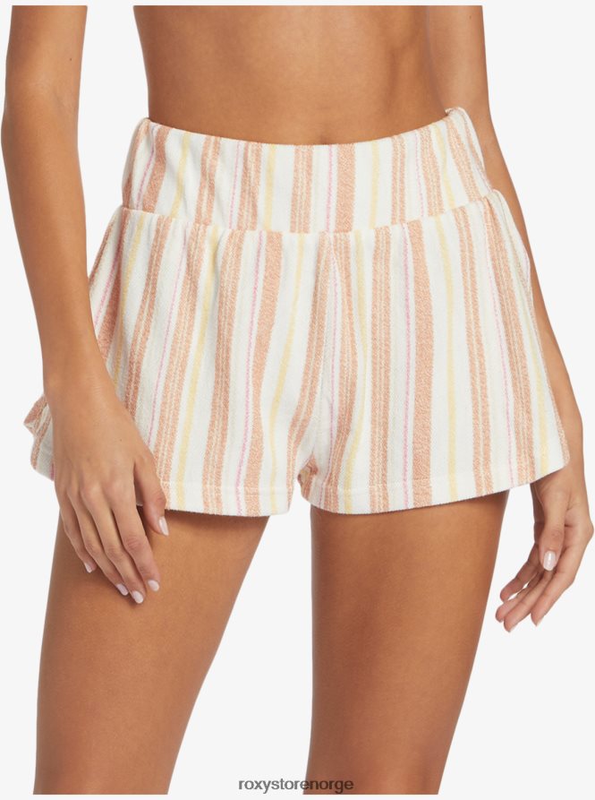 kvinner Roxy slipp en bølge kort sweatshirt shorts kork solside stripe 2B2N8R194 | shorts