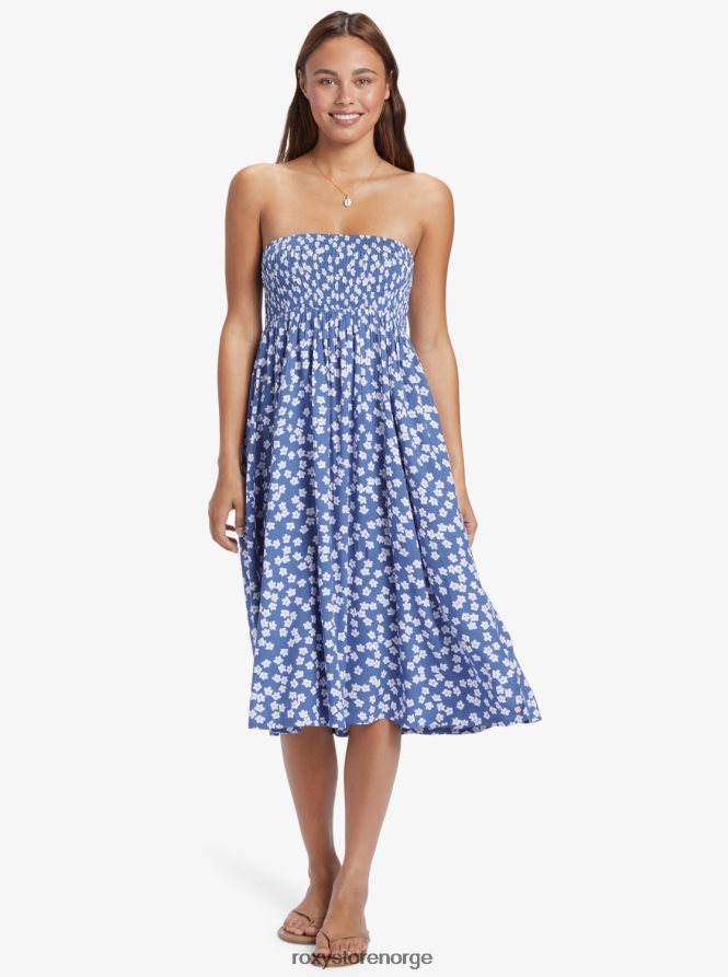 kvinner Roxy søtt sommer midiskjørt bijou blå floral glede 2B2N8R34 | skjørt