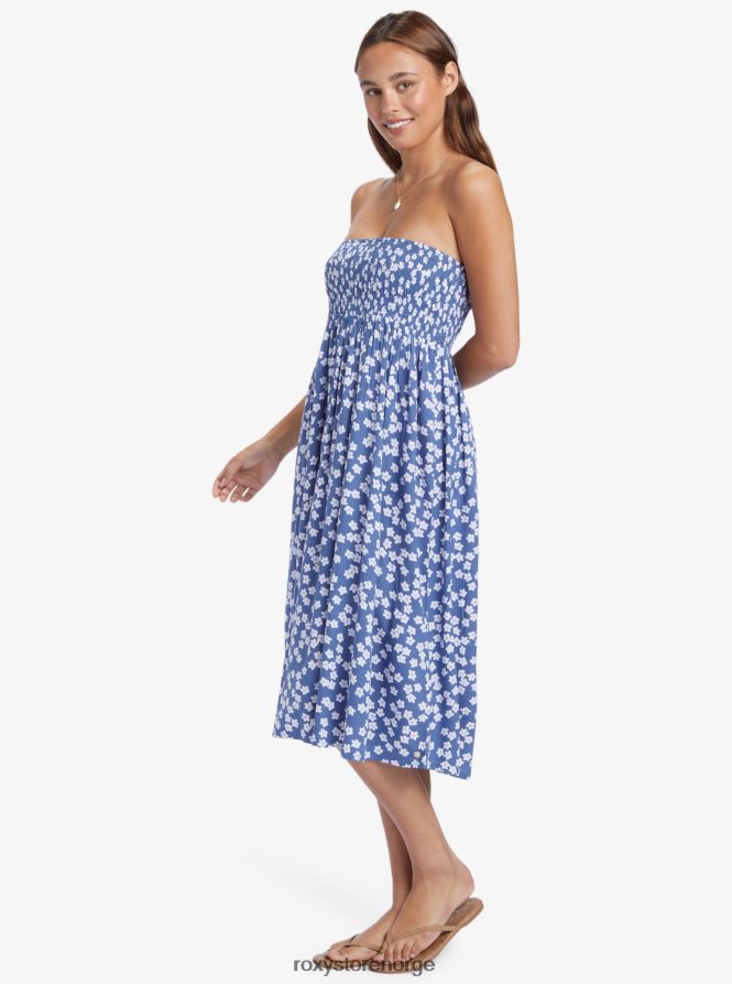 kvinner Roxy søtt sommer midiskjørt bijou blå floral glede 2B2N8R34 | skjørt