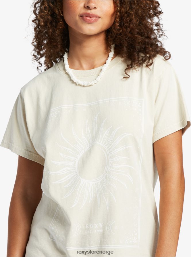kvinner Roxy celeste oversized t-skjorte tapioka 2B2N8R79 | t-skjorter