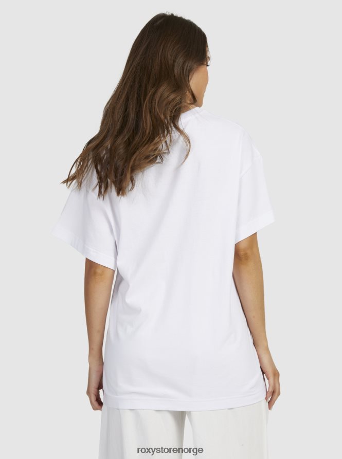 kvinner Roxy søt solskinn oversized t-skjorte lys hvit 2B2N8R345 | t-skjorter