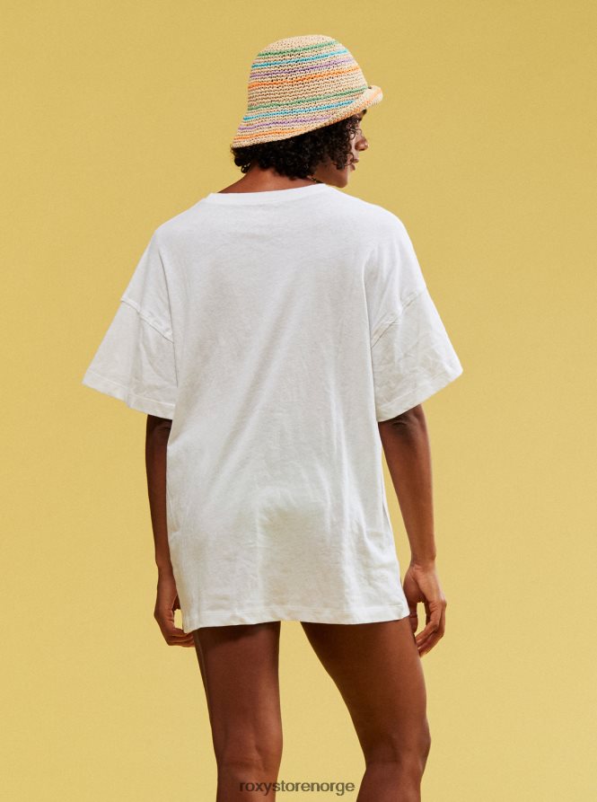 kvinner Roxy søt solskinn oversized t-skjorte lys hvit 2B2N8R345 | t-skjorter