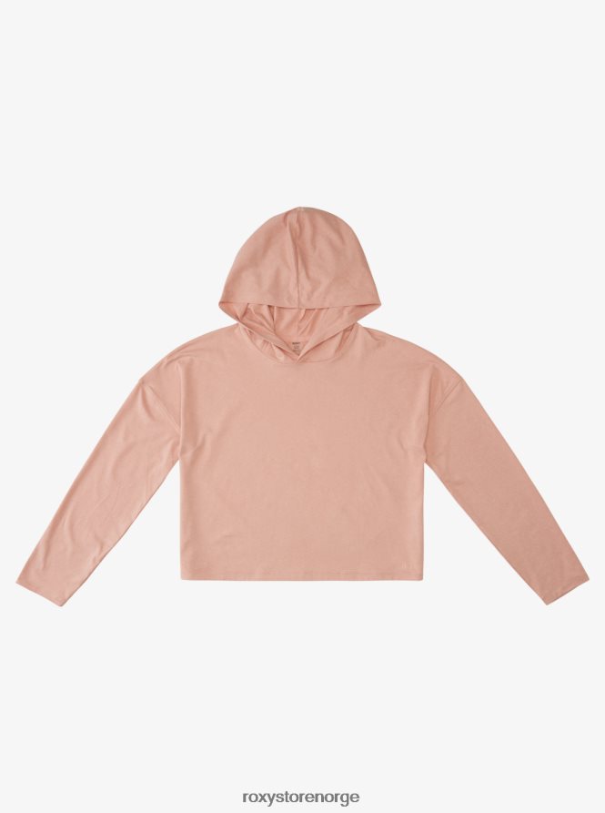 kvinner Roxy solen kan skinne langermet hette t-skjorte myk roselyng 2B2N8R477 | t-skjorter