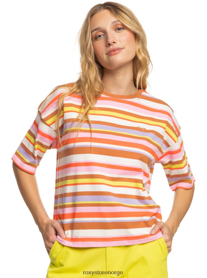 kvinner Roxy surf.kind.kate. T skjorte vermillon sun traff stripe 2B2N8R21 | t-skjorter