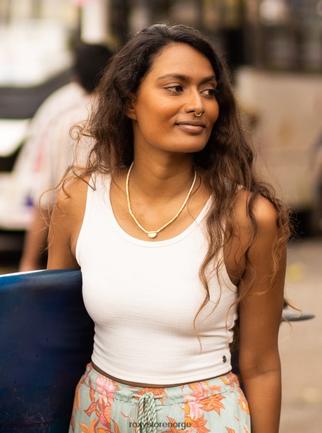 kvinner Roxy god minneskåret topp Snøhvit 2B2N8R241 | topper