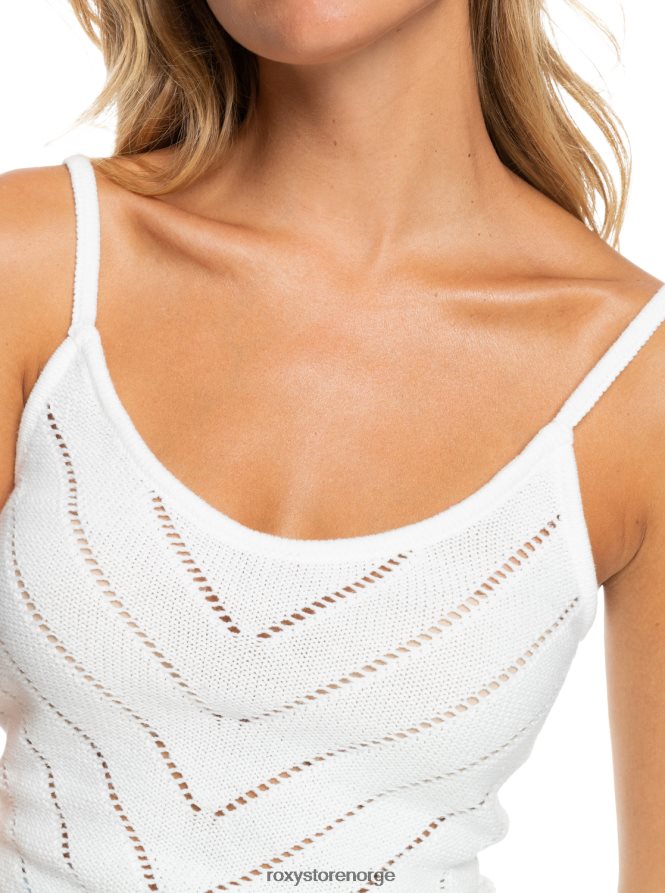 kvinner Roxy sunrise club strappy tank Snøhvit 2B2N8R300 | topper