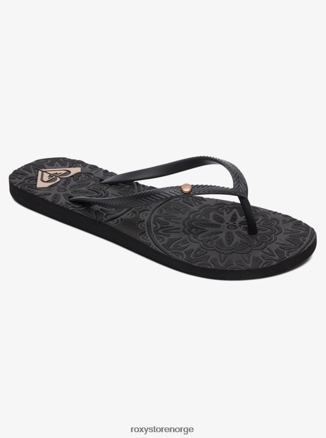 kvinner Roxy antillene sandaler svart 3 2B2N8R1337 | flip flops