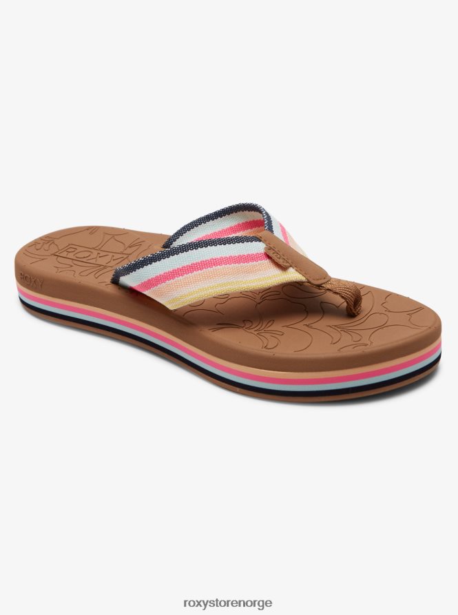 kvinner Roxy colbee hei sandaler blå/rosa 2B2N8R1462 | flip flops