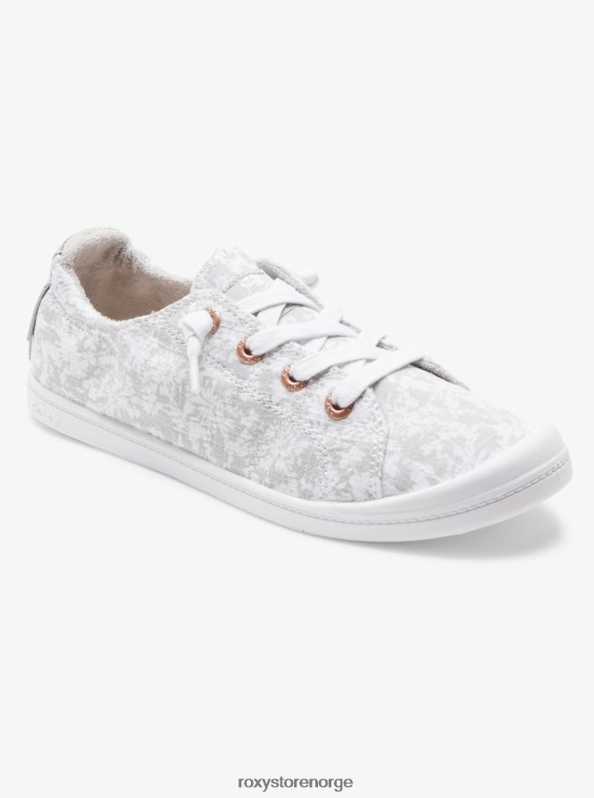 kvinner Roxy bayshore sko hvit/lt grønn 2B2N8R1278 | joggesko