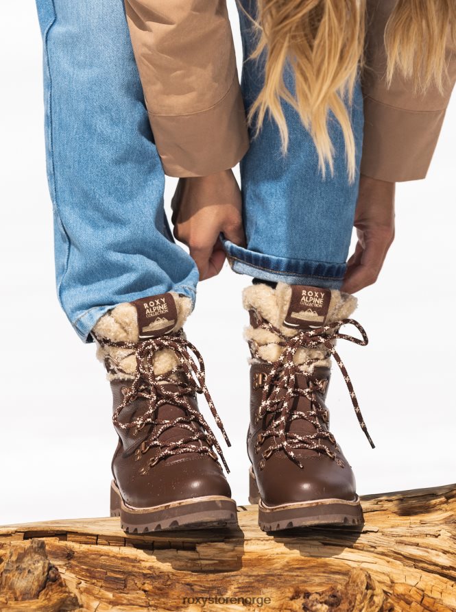 kvinner Roxy brandi snørestøvler sjokolade 2B2N8R1426 | støvler