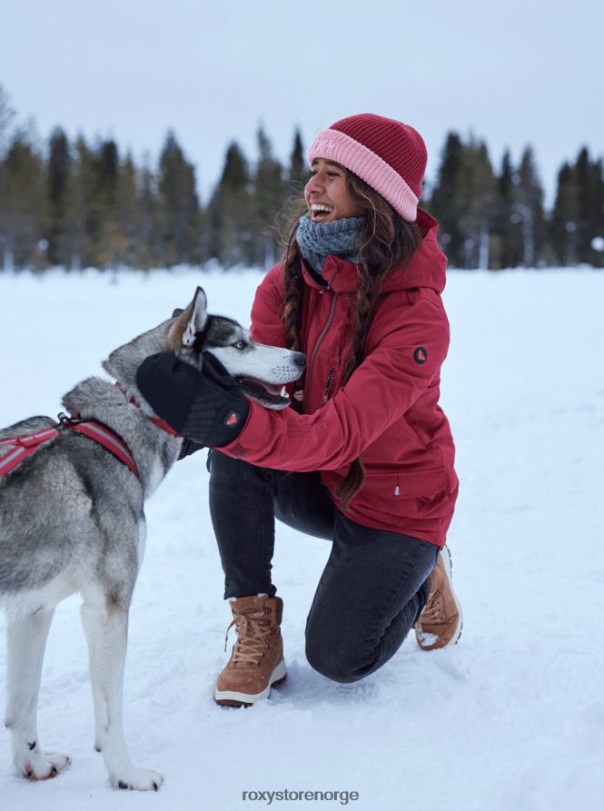 kvinner Roxy freja beanie murstein rød 2B2N8R1190 | luer