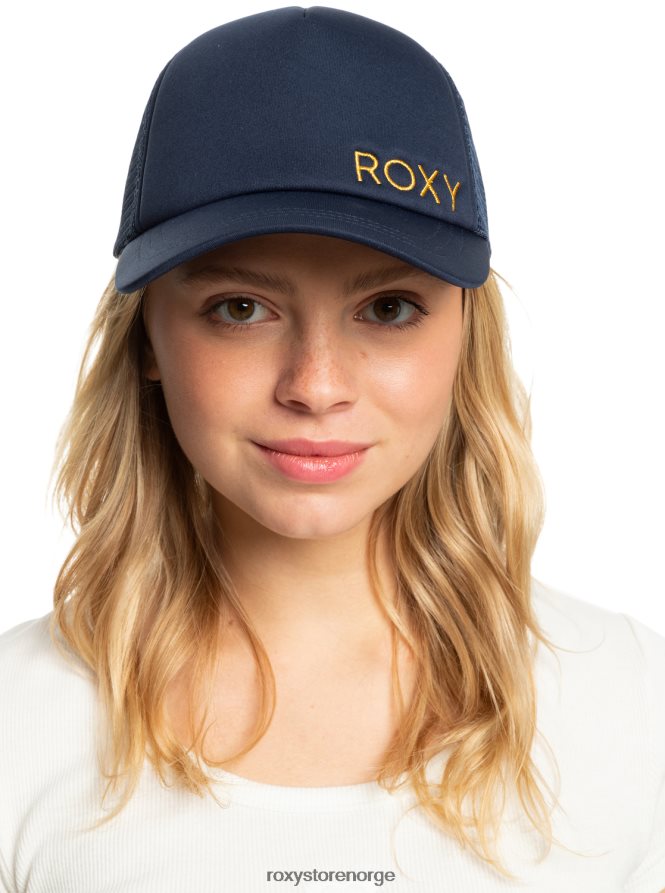 kvinner Roxy finishline trucker lue humør indigo 2B2N8R1129 | hatter