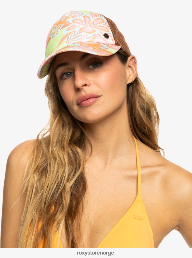 kvinner Roxy vakker morgen trucker lue mock appelsin delikatesse 2B2N8R1123 | hatter