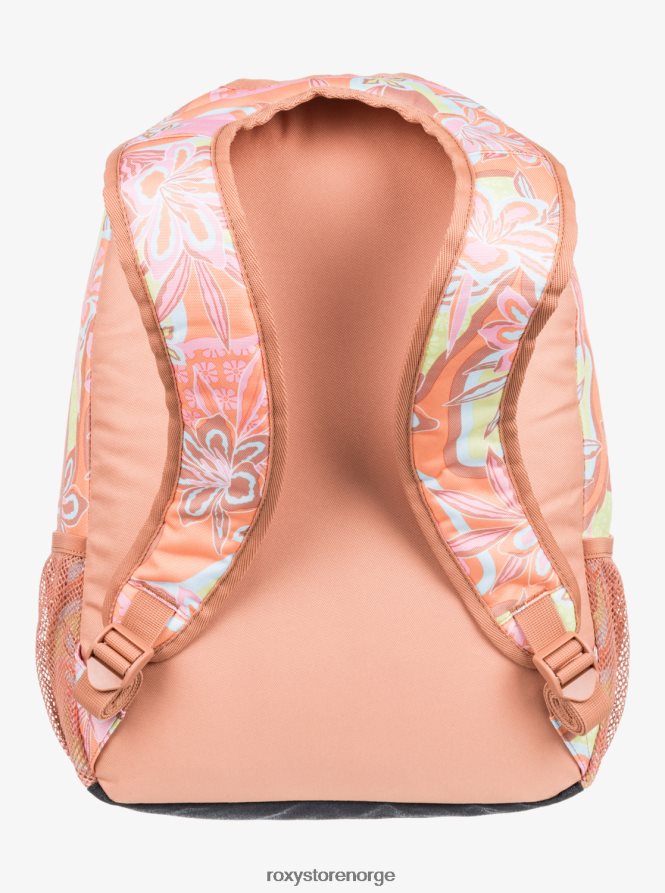 kvinner Roxy skygge swell trykt 24l medium ryggsekk mock appelsin delikatesse 2B2N8R1128 | ryggsekker