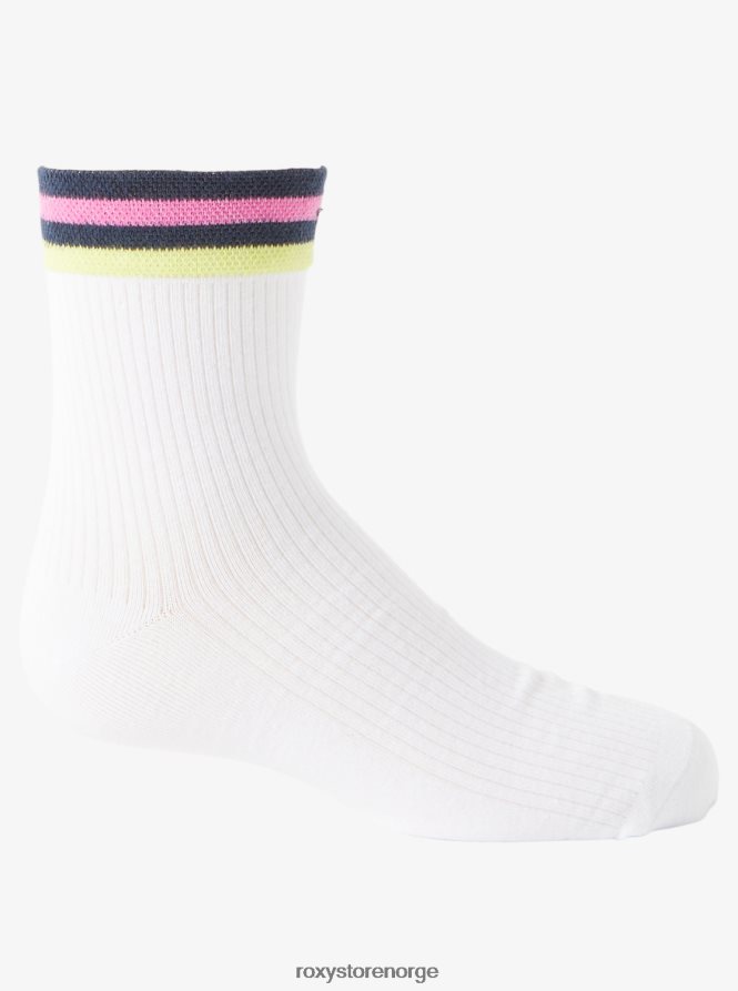 kvinner Roxy shorty 2-pack no-show sokker lys hvit 2B2N8R1182 | sokker